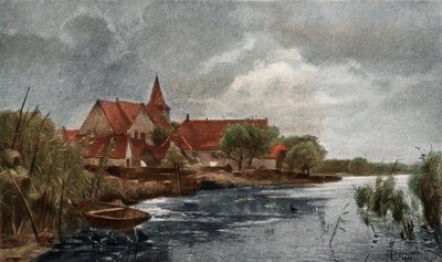 Nieuwkerk (fotogravura a cores) de German School