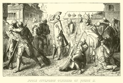 Delinqüentes nobres punidos por José II de German School