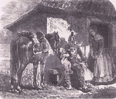 Off to war, Cassell History of the War between France and Germany publicado por Cassell and Company Limited, c.1890 (litho) de German School