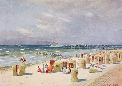Na praia em Norderney de German School