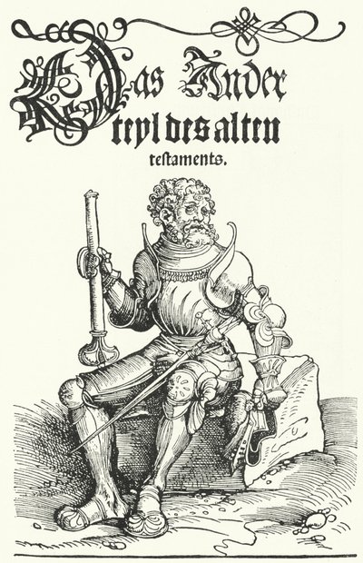 Página da primeira edição do Antigo Testamento de Lutero (gravura) de German School