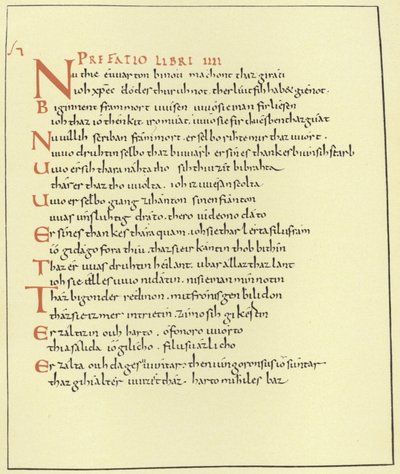 Página da Paráfrase de lEvangile de German School