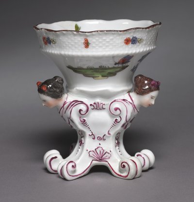 Par de Sais da Sulkowsky Service, fabricante Meissen Porcelain Factory, Alemanha, 1735-1756 de German School