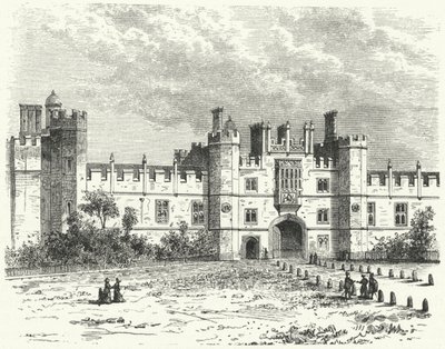 Palace of Whitehall, Londres (gravura) de German School