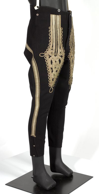 Pantaloons, HRH O Duque de Connaught, 3º Zieten Hussars, Exército Alemão, pré-1914 (pantalonas) de German School