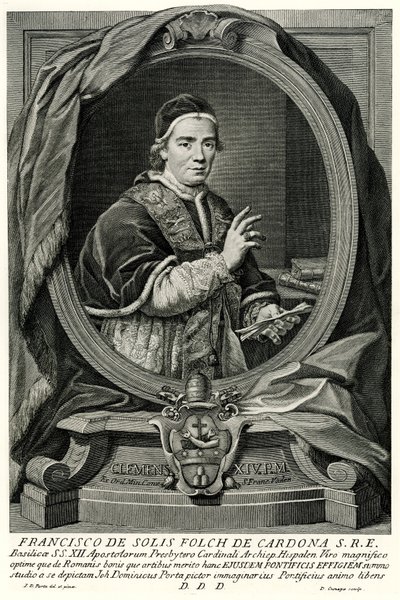 O Papa Clemente XIV. de German School