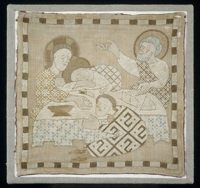 Parte de um Antependium representando a Última Ceia, 1300-10 de German School