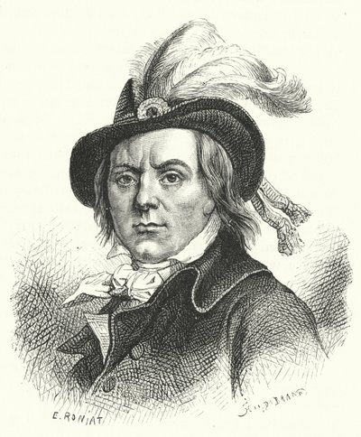 Paul Barras, político francês da Revolução (gravura) de German School