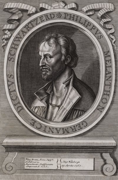 Philipp Melanchthon, teólogo alemão da Reforma Protestante de German School