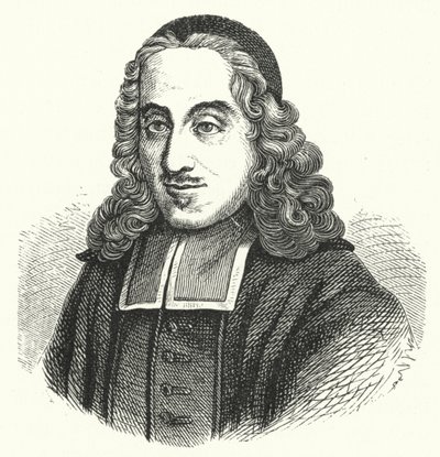 Philipp Spener, teólogo luterano alemão (gravura) de German School