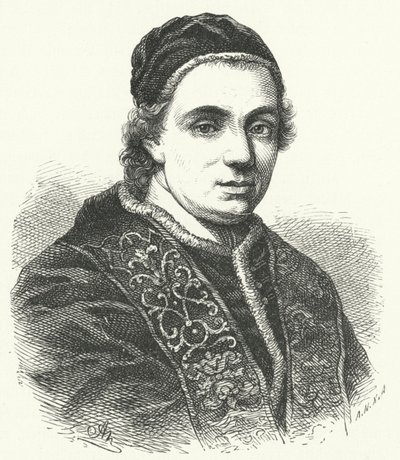 Papa Clemente XIV (gravura) de German School