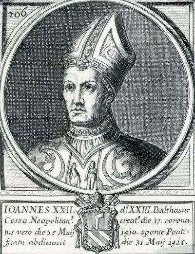 Retrato do Antipapa João XXIII (gravura) de German School