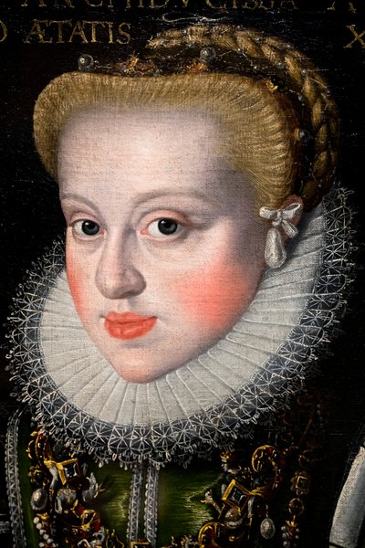 Retrato da arquiduquesa Ana de Áustria (1573-1598), 18 anos de German School