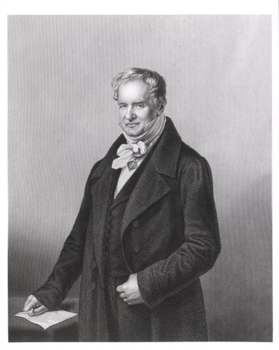 Retrato do Barão Alexander von Humboldt (1769-1859) de German School
