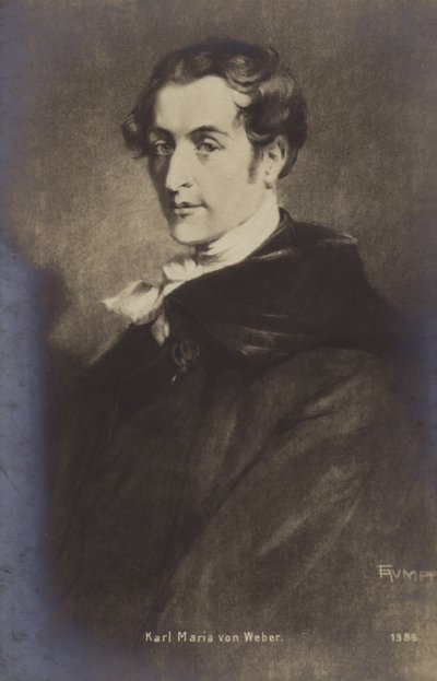 Retrato de Carl Maria von Weber de German School