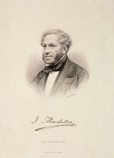 Retrato de Ignaz Moscheles (1794-1870) de German School