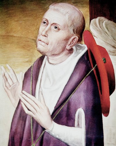 Retrato de Nicolas de Cues de German School