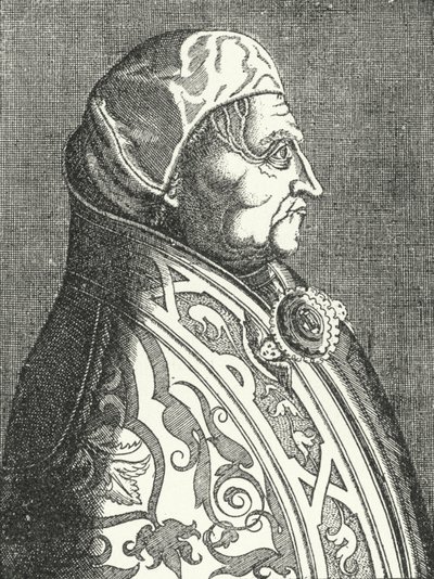 Retrato do Papa Pio II (gravura) de German School