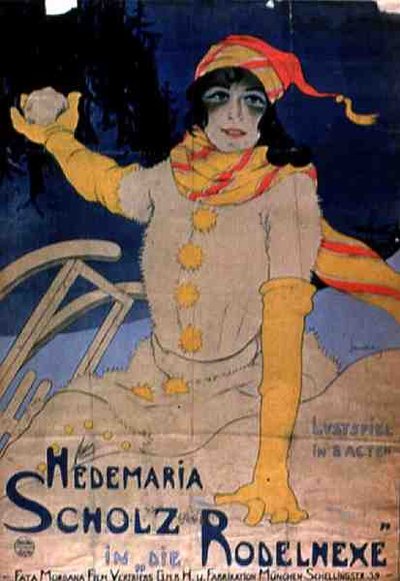 Cartaz publicitário Hedemaria Sholz no 