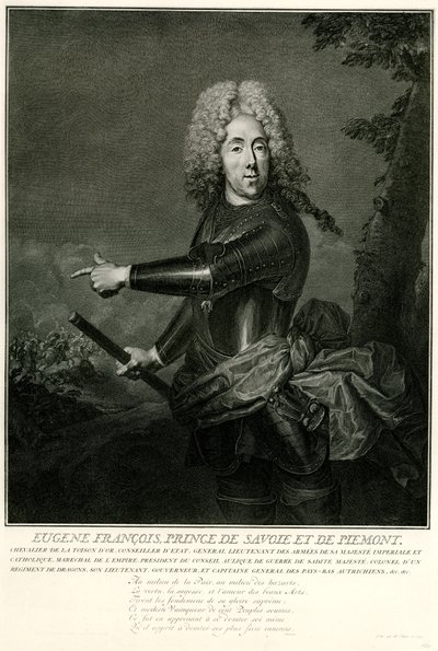 Príncipe Eugene de Savoy-Carignan de German School