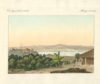 Pulu Penang (gravação a cores) de German School