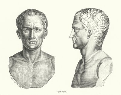 Quintus Hortensius, político romano e orador (gravura) de German School
