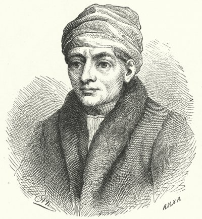 Regiomontanus, matemático e astrônomo da Renascença alemã (gravura) de German School