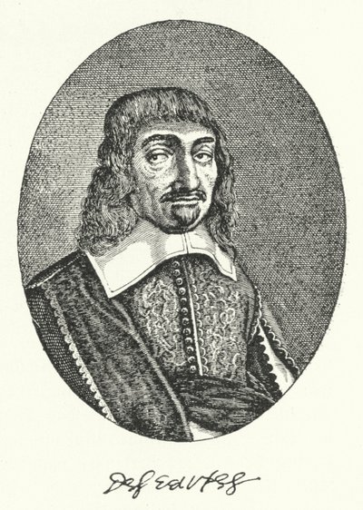 René Descartes, filósofo francês (gravura) de German School