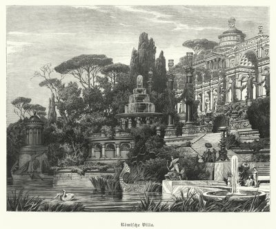 villa romana (gravura) de German School