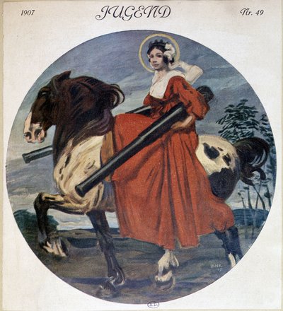 Santa Barba com Canhões - em "Jugend de German School