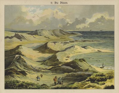 Dunas de areia (cor litho) de German School