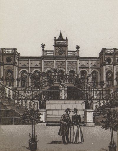 Sans Souci (litho) de German School