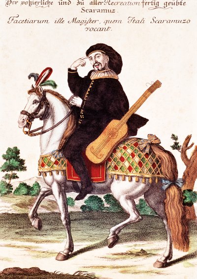 Scaramouche a cavalo de German School