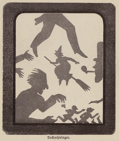 Figuras de sombra (gravura) de German School