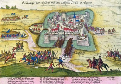 Cerco ao castelo de Tata em 1597 de German School