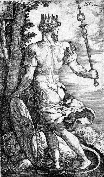 Sol, impresso por Georg Pencz, 1529 de German School