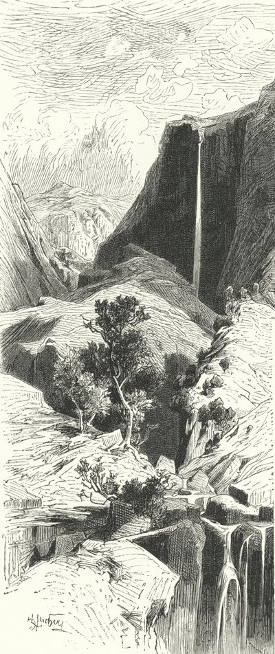 nascente do rio Styx (gravura) de German School