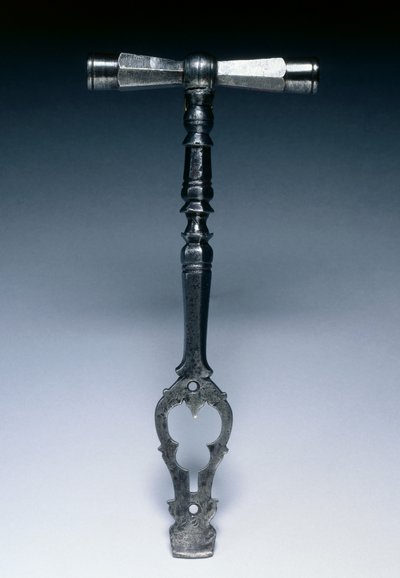 Chave para uma arma de bloqueio de roda, c.1600-25 (aço) de German School