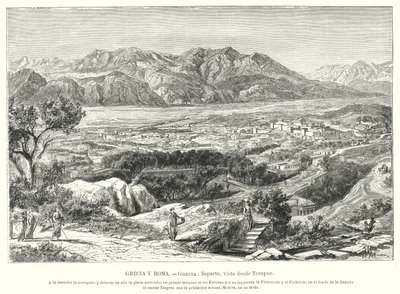 Esparta, Grécia Antiga (Litho) de German School