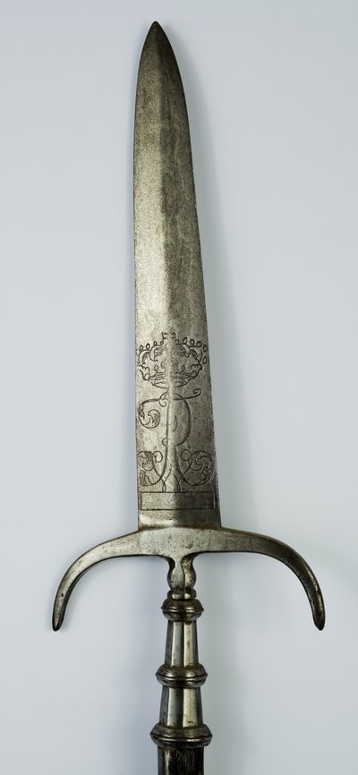 Spontoon, c.1750-1800 (aço e madeira) de German School