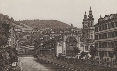 Sprudel-Colonnade (litho) de German School