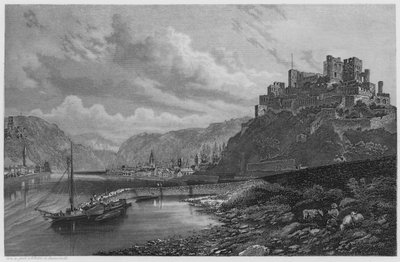 St Goar (gravura) de German School