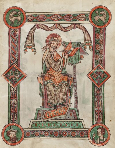 São Gregório como Autor, 1181-1200 de German School