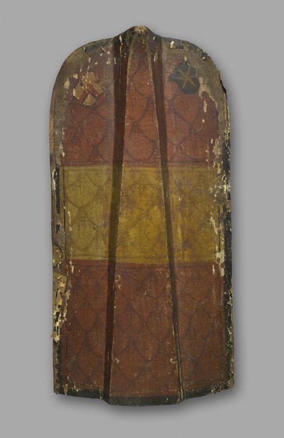 Pavimento em pé, Klausen, c.1480-90 (madeira, ferro e pele de javali) de German School