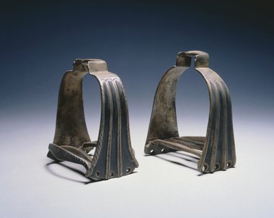Estribo, c. 1525-1550 (aço com pintura preta moderna) de German School