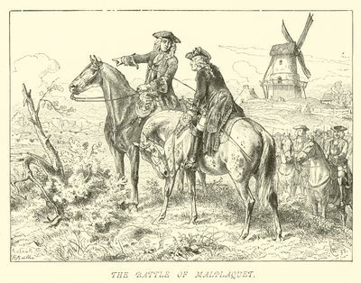 A batalha de Malplaquet de German School