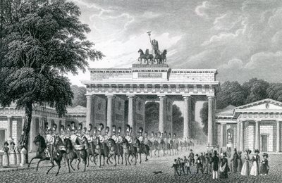 O Portão de Brandenburgo, Berlim de German School