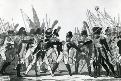 O fim de Napoleão como imperador de German School