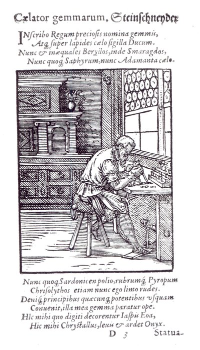The Gem Engraver, publicado por Hartman Schopper de German School