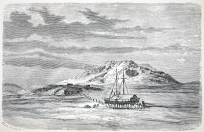 A Germania na Ilha Sabine, pub. Londres 1874 de German School